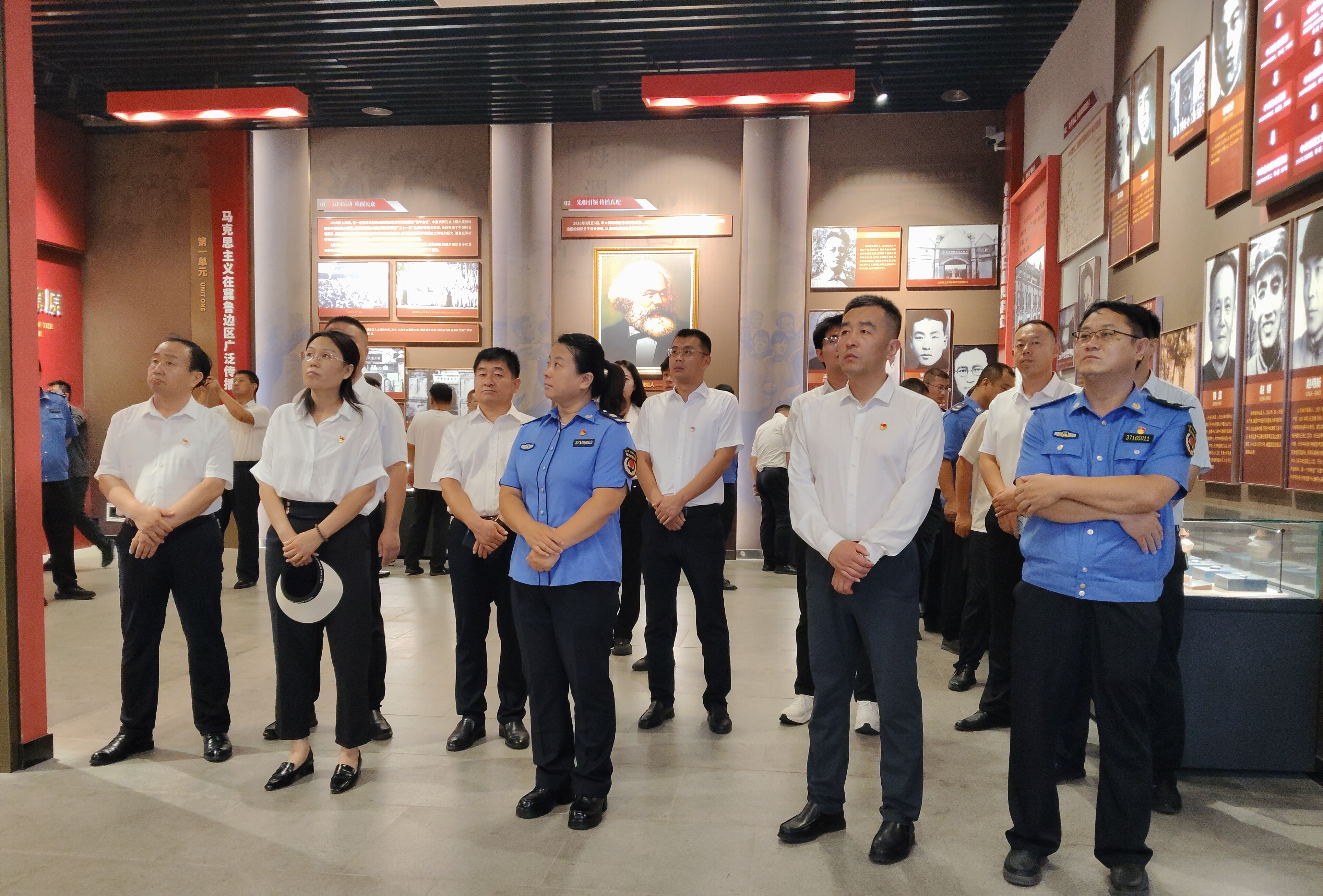 7月30日，无棣县综合行政执法局机关党支部、丰达集团机关党支部、建丰市政党支部“铭记红色历史 凝聚奋进力量”党性教育活动走进冀鲁边区革命纪念园1.jpg