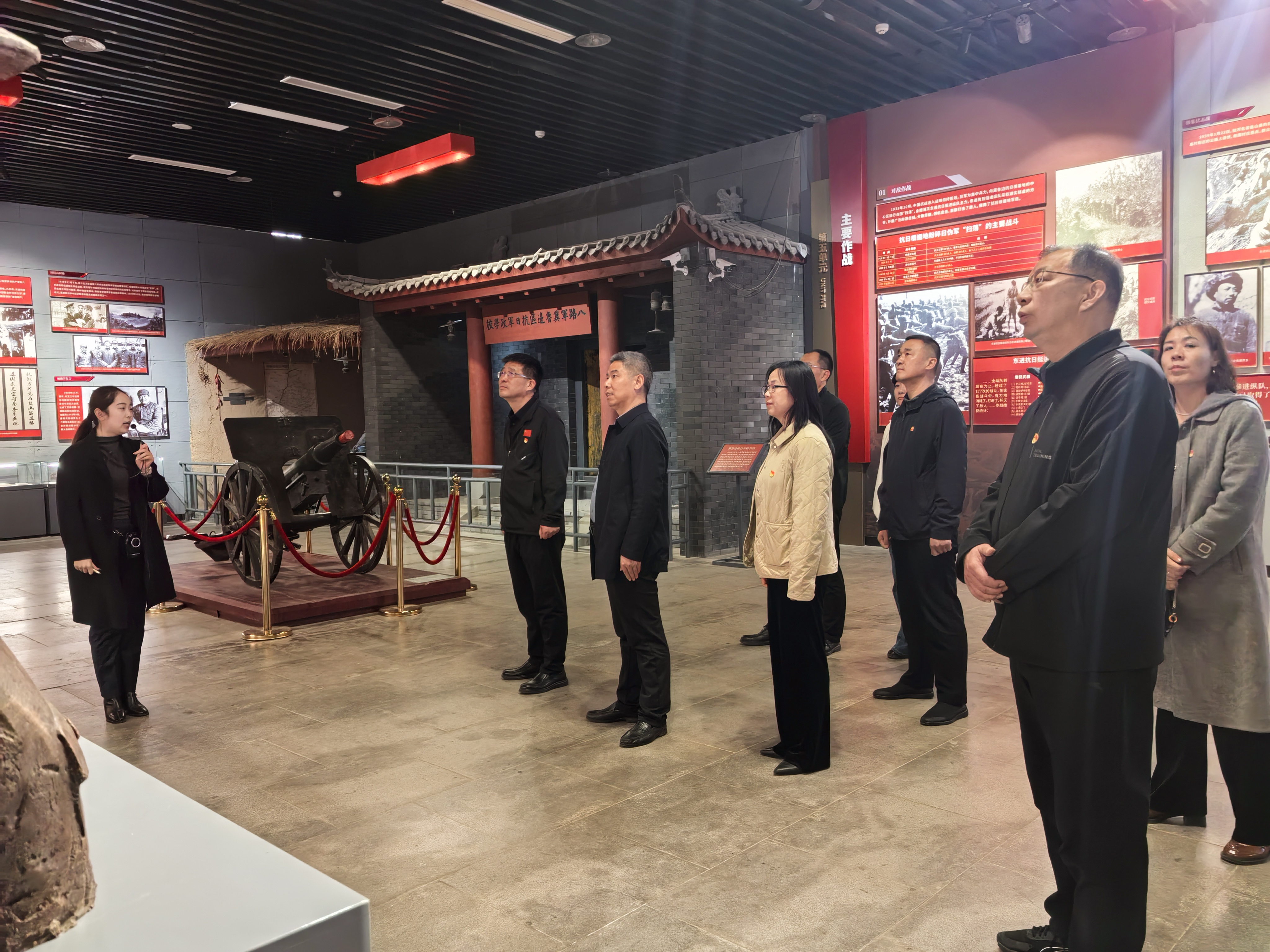 11月12日,2省生态环境厅、德州市生态环境局、德州市生态环境局乐陵分局省市县三级联动党建活动走进冀鲁边区革命纪念馆.jpg 11月12日,2省生态环境厅、德州市生态环境局、德州市生态环境局乐陵分局省市县三级联动党建活动走进冀鲁边区革命纪念馆.jpg